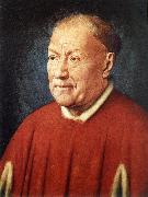 EYCK, Jan van Portrait of Cardinal Niccolo Albergati dfg Sweden oil painting reproduction